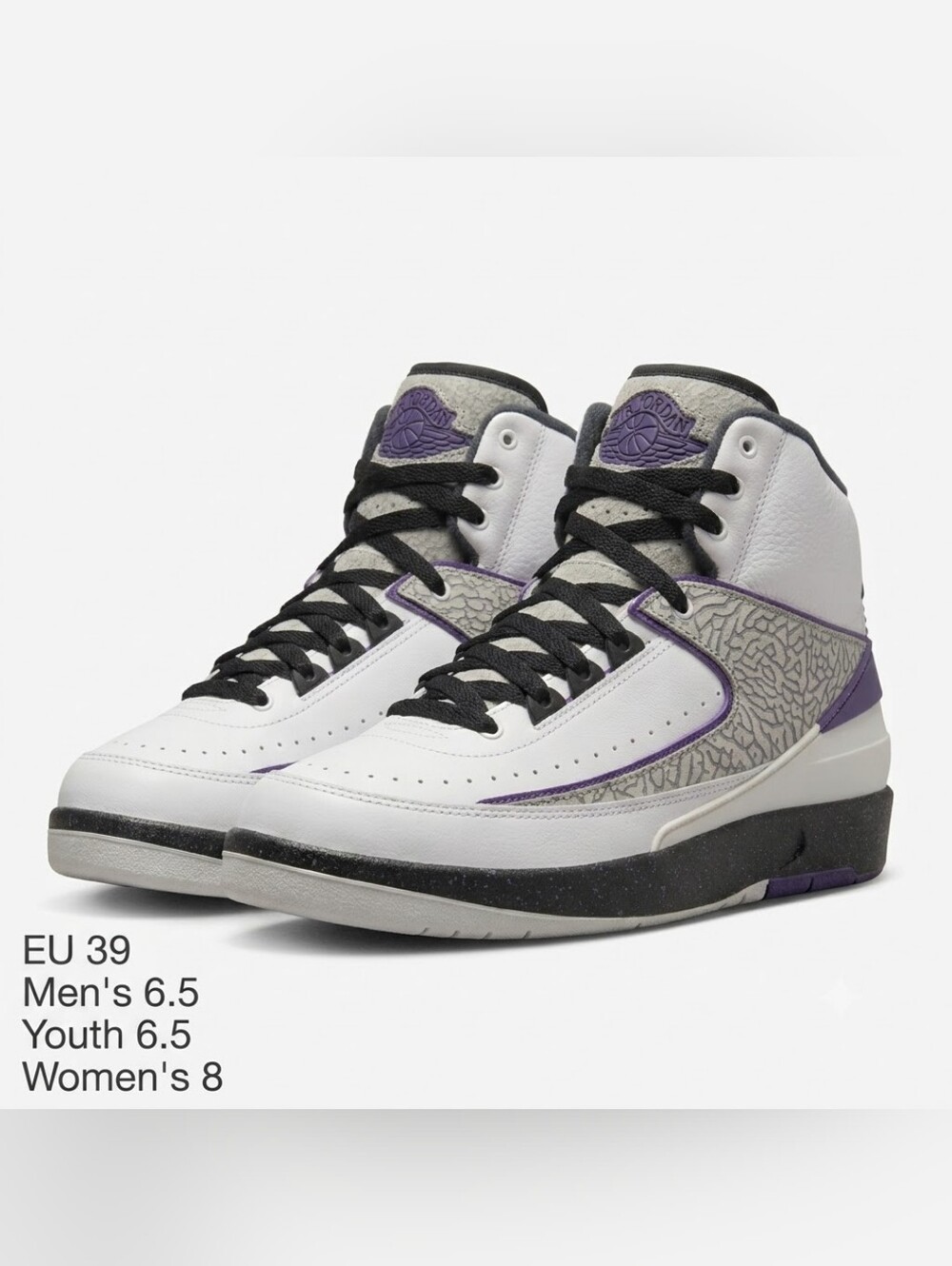 Nike Air Jordan 2 Retro BG "Concord" Style SKU: 395718-153 Men's 6.5